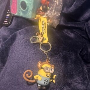 Minions monkey Keychain